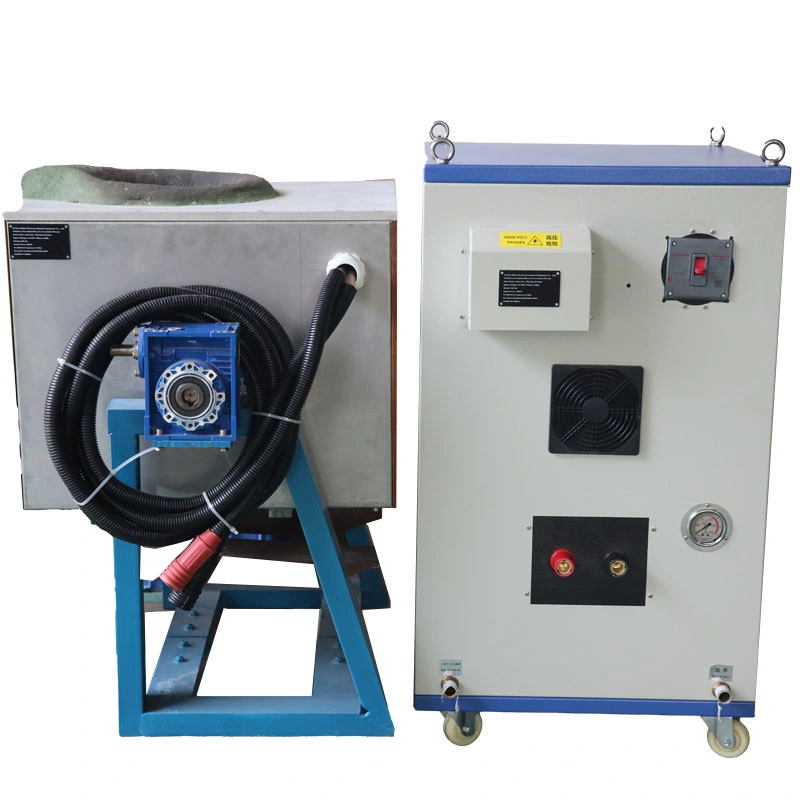 Four de fonte d'induction de la certification 80kw de GSG pour des m&eacute;taux/fer 2