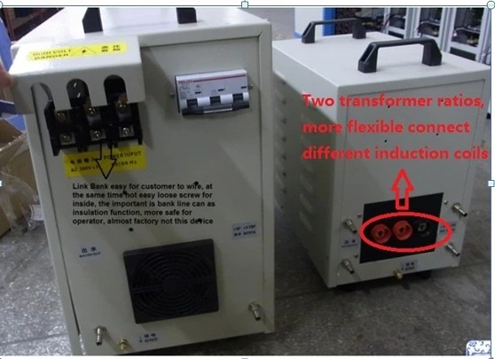 Machine de chauffage par induction &agrave; haute fr&eacute;quence de pi&egrave;ces de traitement des m&eacute;taux 340V-480V 40KW 4