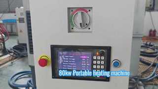 Machine de chauffage par induction numérique igbt, 80kw, pour chauffage portable