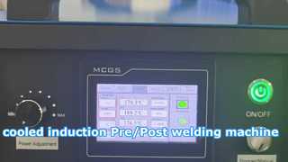 Machine de chauffage par induction refroidie par Air pour machine de pré/post-soudage