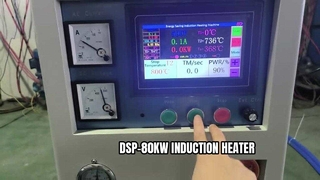 Machine de chauffage par induction 80KW pour pièces de roulements, d'engrenages, d'accouplements et d'anneaux