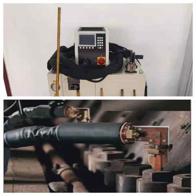 Machine de chauffage par induction portable 50KW avec câble coaxial flexible de 15M et affichage numérique pour le chauffage de boulons