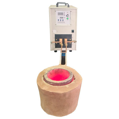 Machine de fusion par induction IGBT à haut rendement avec four de 30 kg MF-60KW