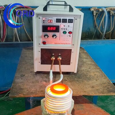 Bon prix Machine de chauffage par induction à haute fréquence IGBT pour la fusion de métaux non ferreux: or, argent, cuivre, fer. en ligne