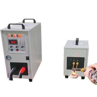 Bon prix Machine de chauffage par induction haute fréquence 25KW avec une fréquence de 30-80kHz et un cycle de service de 100% pour le traitement thermique des métaux en ligne
