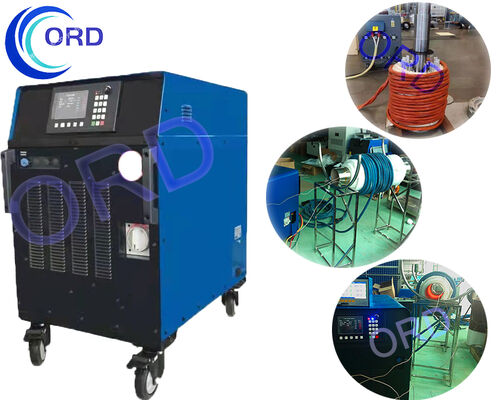 Machine de chauffage par induction numérique à refroidissement par air DSP-40kw pour le préchauffage de soudage de tuyaux métalliques