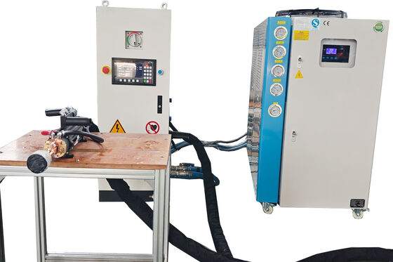 Bon prix Machine de chauffage à induction portable à commande numérique complète de 80 kW pour le recuit industriel et le trou intérieur en ligne
